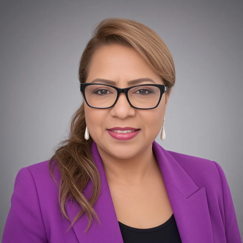Retrato de Lic. Mirza Gutiérrez, Socia Fundadora